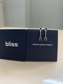 Bliss Damiani Orecchini oro bianco e zaffiri