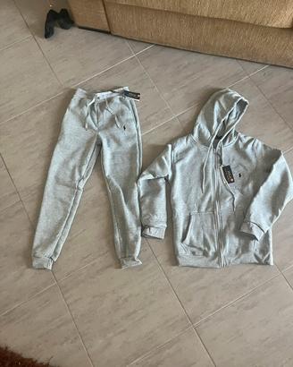 tuta Polo Ralph Lauren grigia taglia S