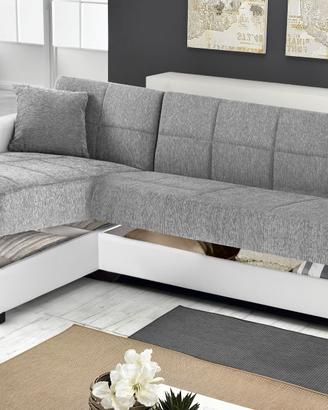 Divano letto angolare con penisola