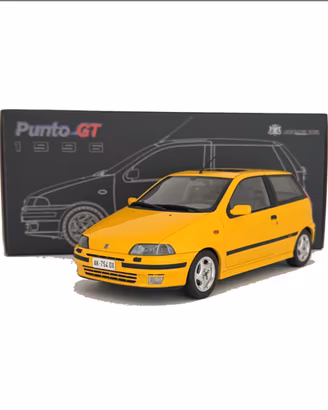 Fiat Punto GT 1.4 1996 Giallo 1:18 Laudoracing