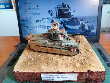 Diorama 1:35 carro armato inglese Matilda MK I