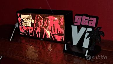 Lampada LED GTA 6 Lucia Jason Lightbox + Stand