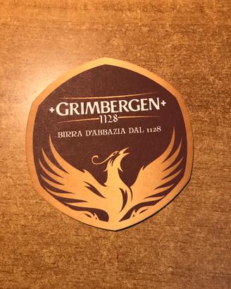 Sottobicchiere di birra grimbergen