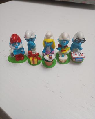 lotto puffi Kinder 