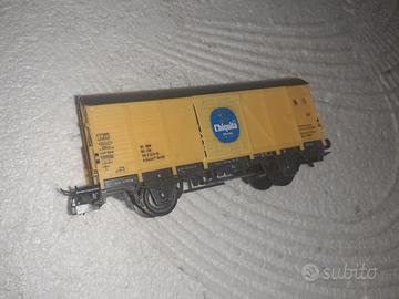 carro merci Chiquita modellismo ferroviario h0 