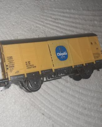 carro merci Chiquita modellismo ferroviario h0 