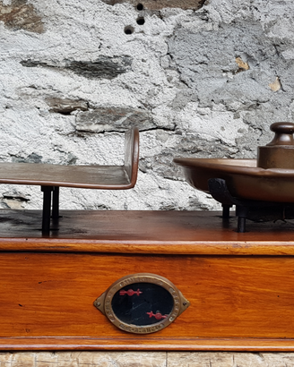Bilancia a cassetta d'epoca 20 kg da collezione