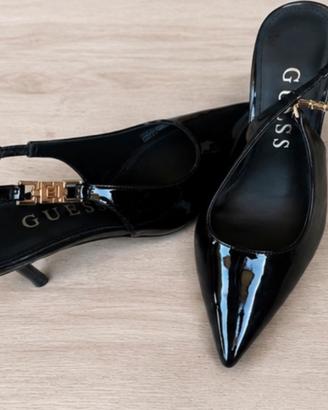 GUESS - Décolleté Slingback Nere