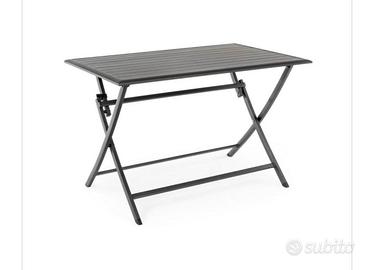 Tavolo in alluminio pieghevole 100x70