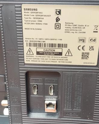 scheda tv samsung QE65q6FAAUXZT