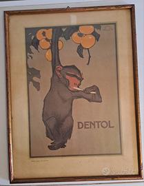 Quadro con poster d’epoca Dentol