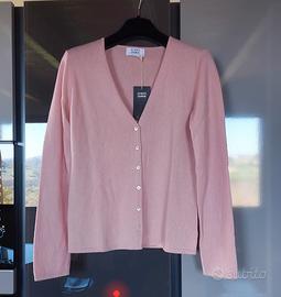 Cardigan cashmere Rosa tg M