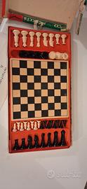 Gioco degli Scacchi Vintage Completo in Plastica 