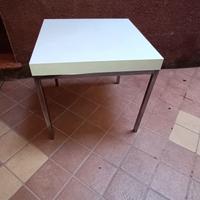 Tavolino sgabello Ikea Klubbo gambe acciaio 