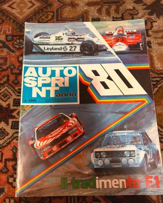Libro AutoSprint 1980 annata completa