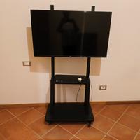 Carrello porta televisione su ruote Tech Li