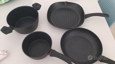 Set 4 pentole antiaderenti