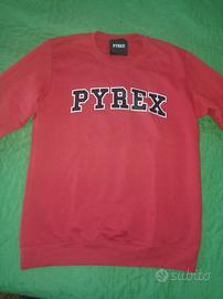 Felpa Pyrex unisex tg L di colore rosso