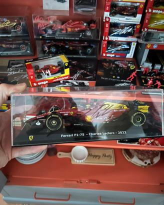 Ferrari bburago 1/24 monza f1 75 leclerc