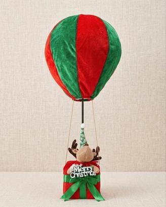 Mongolfiera decorativa a tema Natalizio