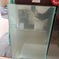 Mensole in vetro trasparente di misure diverse