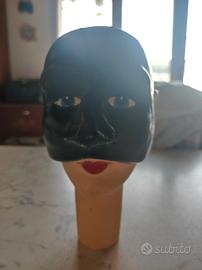 testa di burattino in legno 