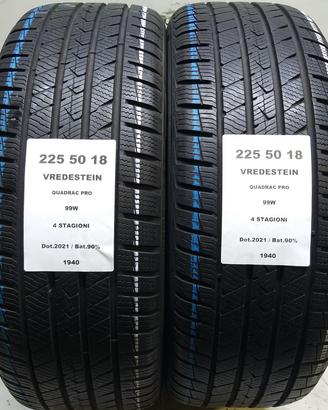2 GOMME 225 50 18 VREDESTEIN A1940