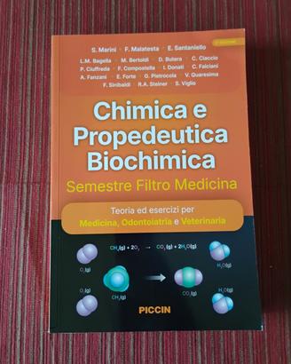 Chimica Biochimica Semestre Filtro Medicina Piccin