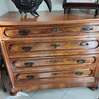 Cassettiera primi ‘900 in legno massello – anche i