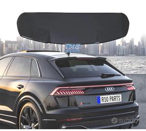 SPOILER ALETTONE PER AUDI Q8 18-23 LOOK RSQ8 NERO 