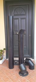 Set tubi e curve canna fumaria da 180