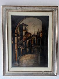 Dipinto su Tela Aldo Conti Milano Sant’Ambrogio