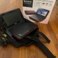 Lettore DVD portatile Sony completo e custodia