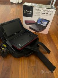 Lettore DVD portatile Sony completo e custodia