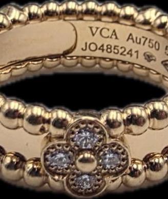 ANELLO VAN CLEEF ORO DIAMANTI