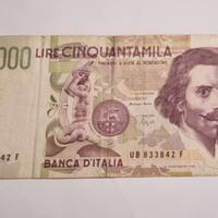 banconota italiana da 50000 cinquantamilalire