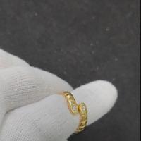 anello oro giallo 18kt con diamanti 