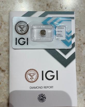 Diamante naturale 2,04 carati