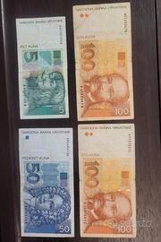 4 banconote kuna