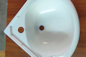 Lavandino angolare per bagno Camper