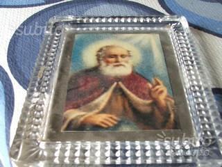 Cornice portafoto e ceneriere in cristallo