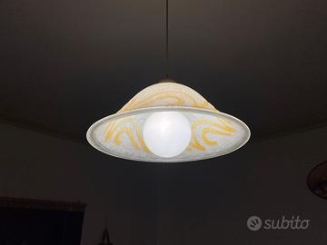 Lampadario a sospensione in vetro - stile classico