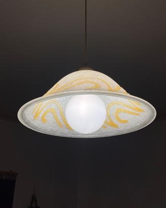 Lampadario a sospensione in vetro - stile classico