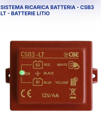 Carica batteria CBE motore da batteria litio