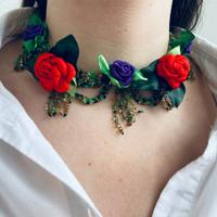 Collana unica fatta a mano