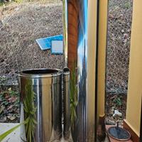 Canna fumaria acciaio doppia parete camino 