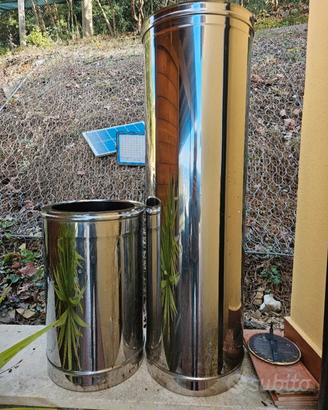 Canna fumaria acciaio doppia parete camino 