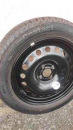 cerchio e pneumatico continental 205 55 R16