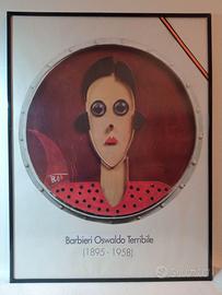 Osvaldo Barbieri -"Enricafuturista"-Poster/collage