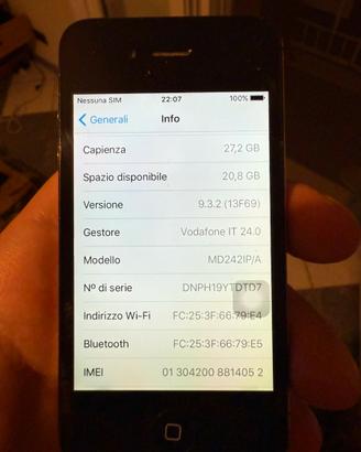 iPhone 4S 32Gb Nero